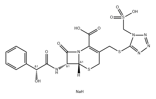 Cefonicid monosodium Struktur