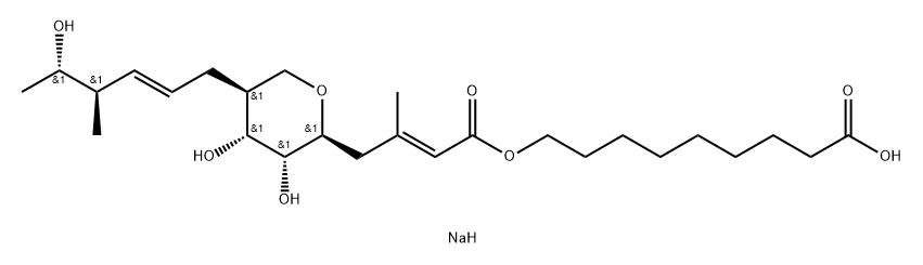 Mupirocin calcium EP impurity B sodium salt Struktur