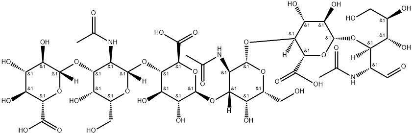 Hyaluronate Hexasaccharide Struktur