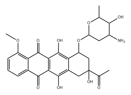 daunorubicin semiquinone radicals Struktur