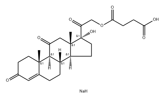 Cortisone Succinate Sodium Salt Struktur