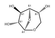 .beta.-D-Glucofuranose, 1,6-anhydro- Struktur