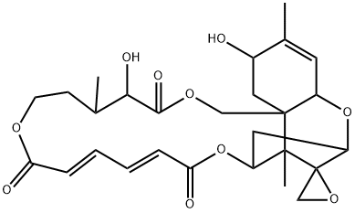 (8R)-8β-Hydroxyverrucarin A Struktur