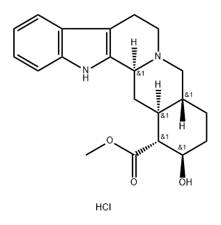 beta-Yohimbin hydrochloride Struktur