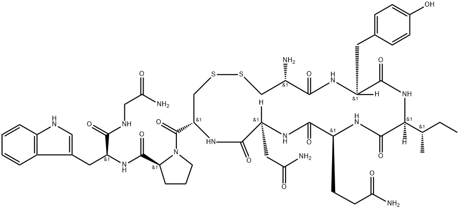 oxytocin, Trp(8)- Struktur