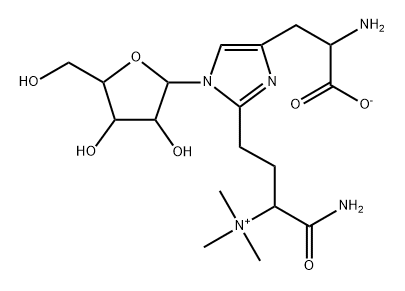 ribosyl-diphthamide Struktur