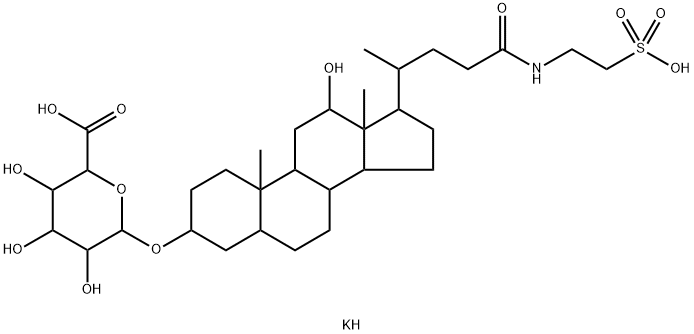 12-Hydroxy Taurolithocholic Acid O-3-Glucuronide Dipotassium Salt Struktur