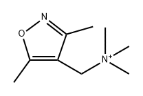 4-Isoxazolemethanaminium,N,N,N,3,5-pentamethyl-(9CI) Struktur