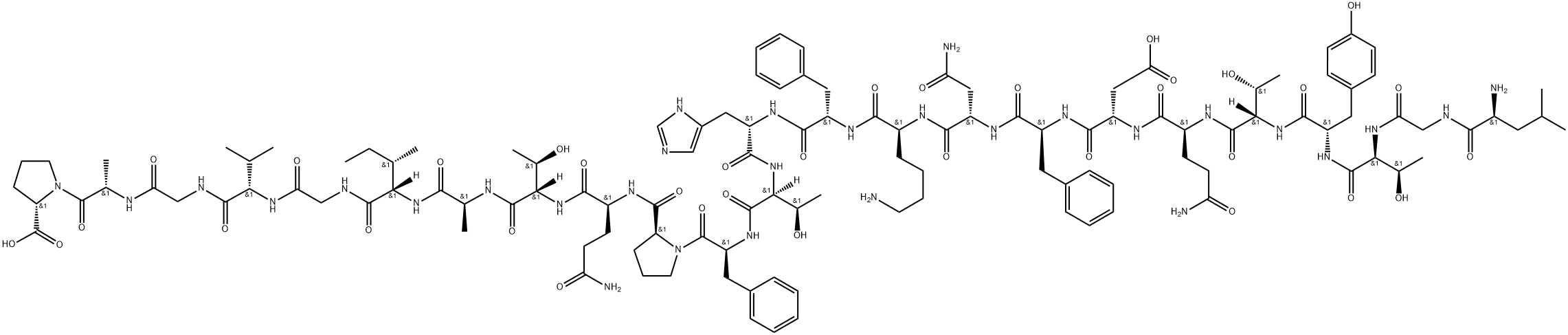 Calcitonin (9-32) (free acid) (human) Struktur