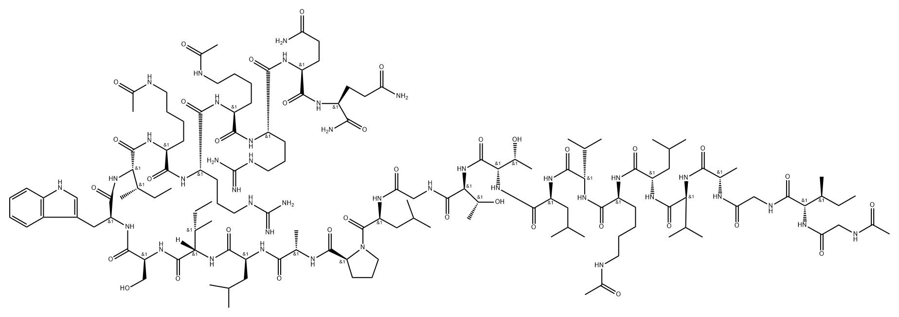 tetraacetylmelitten Struktur