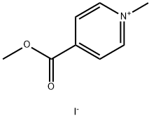 Pyridinium, 4-(methoxycarbonyl)-1-methyl-, iodide (1:1) Struktur