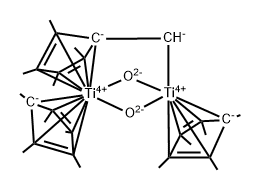 Titanium, [μ-[methylene[(1,2,3,4,5-η)-2,3,4,5-tetramethyl-2,4-cyclopentadien-1-ylidene]]]di-μ-oxobis[(1,2,3,4,5-η)-1,2,3,4,5-pentamethyl-2,4-cyclopentadien-1-yl]di- (9CI)