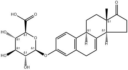 Equilin 3-O-β-D-glucuronide Struktur