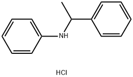 Phenyl-(1-phenyl-ethyl)-amine, hydrochloride Struktur