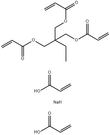 POLY(ACRYLIC ACID), SODIUM SALT Struktur