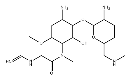 2''-formimidoylistamycin B Struktur