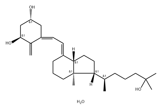 Calcitriol H20 Struktur