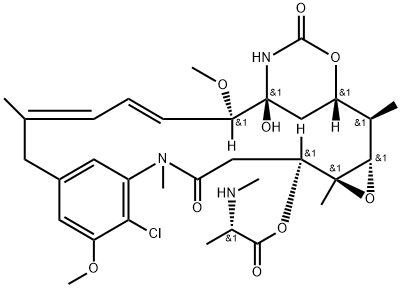 N-Me-L-Ala-maytansinol Struktur