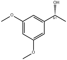 Benzenemethanol, 3,5-dimethoxy-α-methyl-, (αR)- Struktur