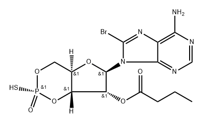 Rp-8-Br-2'-O-MB-cAMPS Struktur