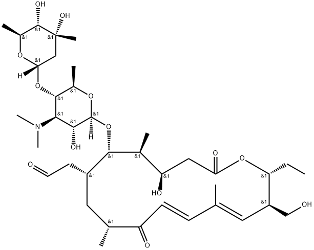 23-O-DesMycinosyl-tylosin Struktur