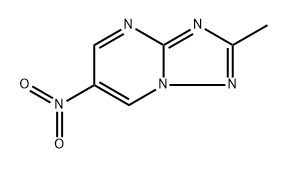 2-methyl-6-nitro-[1,2,4]triazolo[1,5-a]pyrimidine Struktur