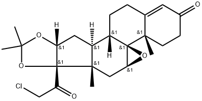 Pregn-4-ene-3,20-dione, 21-chloro-9,11-epoxy-16,17-[(1-methylethylidene)bis(oxy)]-, (9β,11β,16α)-