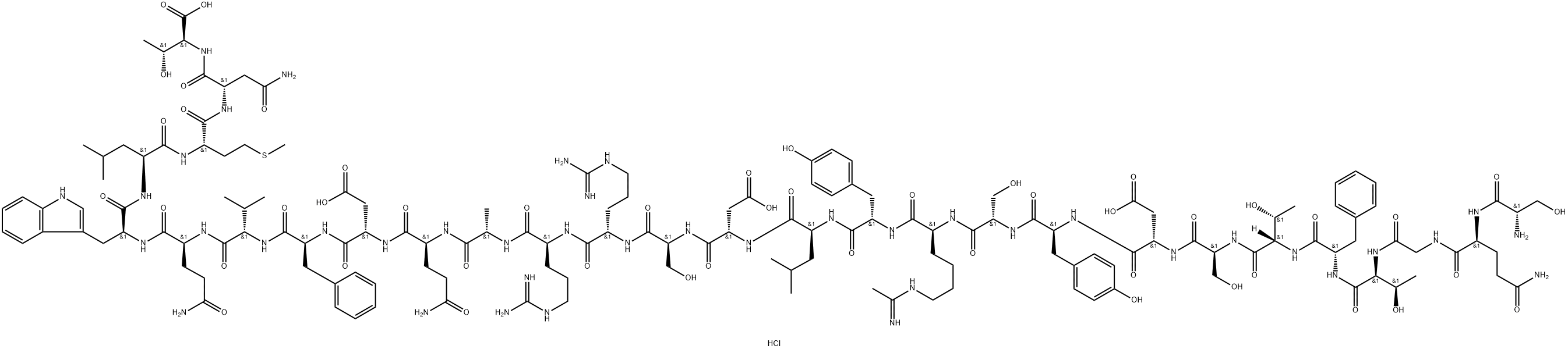 N(epsilon)-acetimidoglucagon, des-His(1)- Struktur