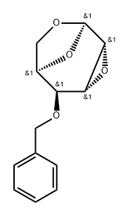 .beta.-D-Gulopyranose, 1,6:2,3-dianhydro-4-O-(phenylmethyl)- Struktur