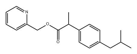 Ibuprofen piconol Struktur