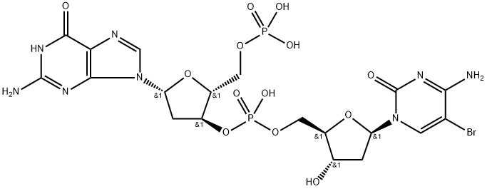 poly(deoxyguanylic acid-5-bromo-deoxycytidylic acid) Struktur