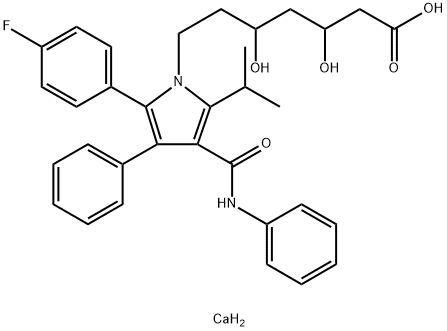 Atorvastatin hemicalcium salt Racemic mixture Struktur