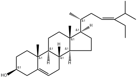 Stigmasta-5,23-dien-3-ol, (3β,23Z)- Struktur