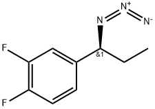 Benzene, 4-[(1S)-1-azidopropyl]-1,2-difluoro- Struktur