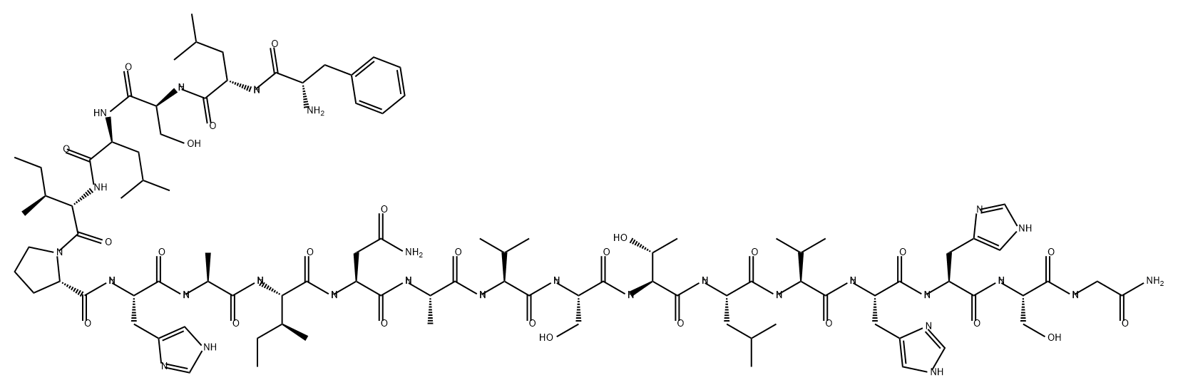 Phylloseptin-O1 Struktur