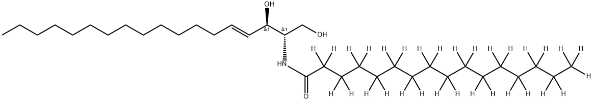 N-palMitoyl-d31-D-erythro-sphingosine Struktur