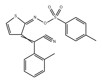 2-Methyl-α-[2-[[[(4-methylphenyl)sulfonyl]oxy]imino]-3(2H)-thienylidene]benzeneacetonitrile