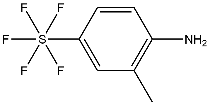 Sulfur, (4-amino-3-methylphenyl)pentafluoro-, (OC-6-21)- (9CI) Struktur