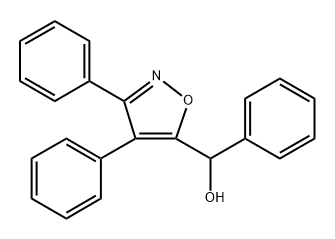 5-Isoxazolecarbinol,  -alpha-,3,4-triphenyl-  (2CI) Struktur