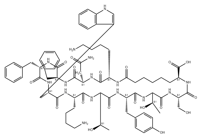 CGP-23996 >95% (NON-REDUCIBLE ANALOG OF SOMATOSTATIN SUITABLE Struktur