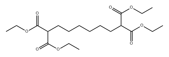 Decanetetracarboxylic acid, 1,2,9,9-tetraethyl ester Struktur