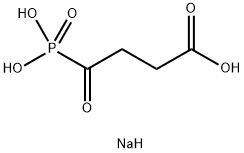 Succinyl phosphonate trisodium salt Struktur