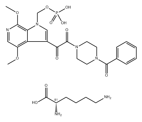 BMS-663749 lysine salt Struktur