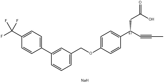 AMG 837 (sodiuM salt) Struktur