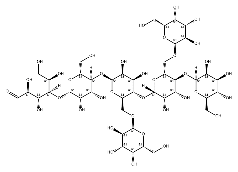 63,64-A-D- Galactosyl-Mannopentaose, 86781-72-8, 結構式