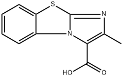 2-methylimidazo<2,1-b>benzothiazole-3-carboxylic acid Struktur