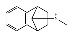 9-EXOMETHYLAMINO-BENZOBICYCLO(2,2,1)-HEPTANE Struktur