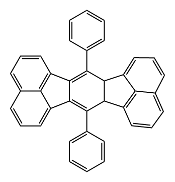 6a,14a-dihydro-7,14-diphenylacenaphtho[1,2-k]fluoranthene Struktur