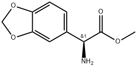 methyl (S)-2-amino-2-(benzo[d][1,3]dioxol-5-yl)acetate Struktur