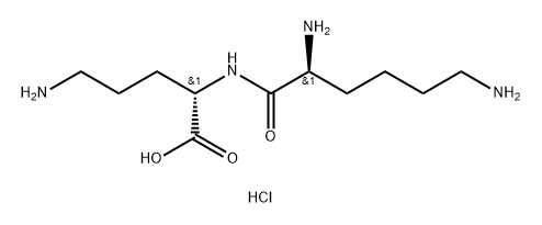 Lysyl ornithine monohydrochloride Struktur